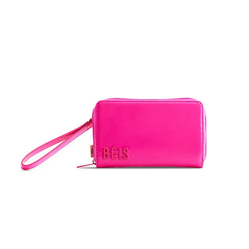 The Travel Wallet in Barbie Pink