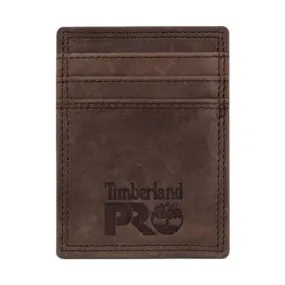 Timberland Pro Pullman Front Pocket Wallet - Dark Brown