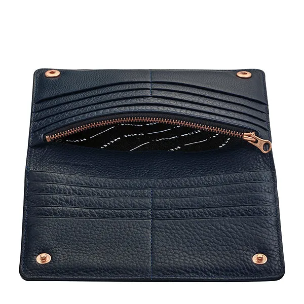 Triple Threat Wallet - Navy Blue