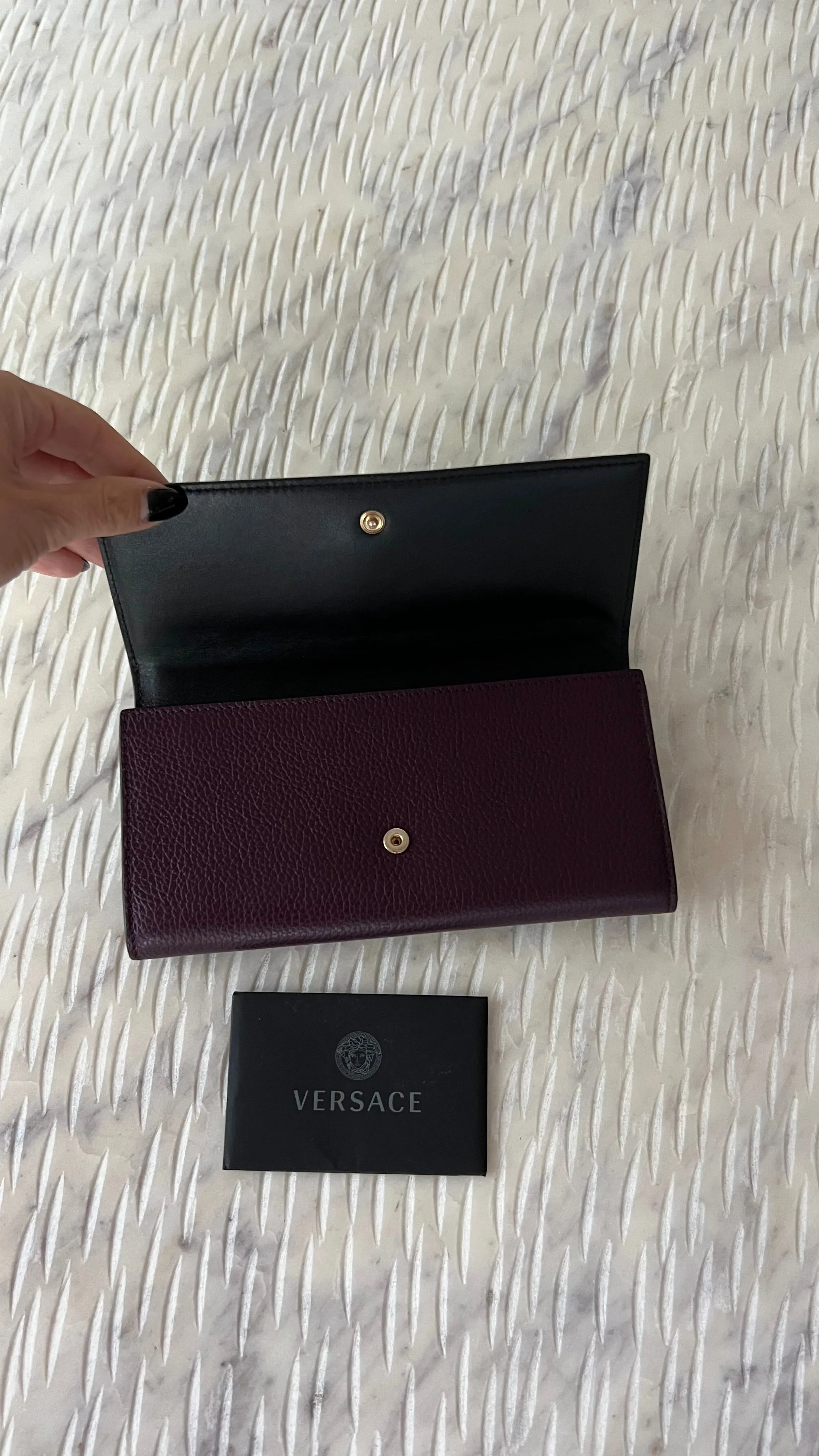 Versace Medusa Continental Long Wallet