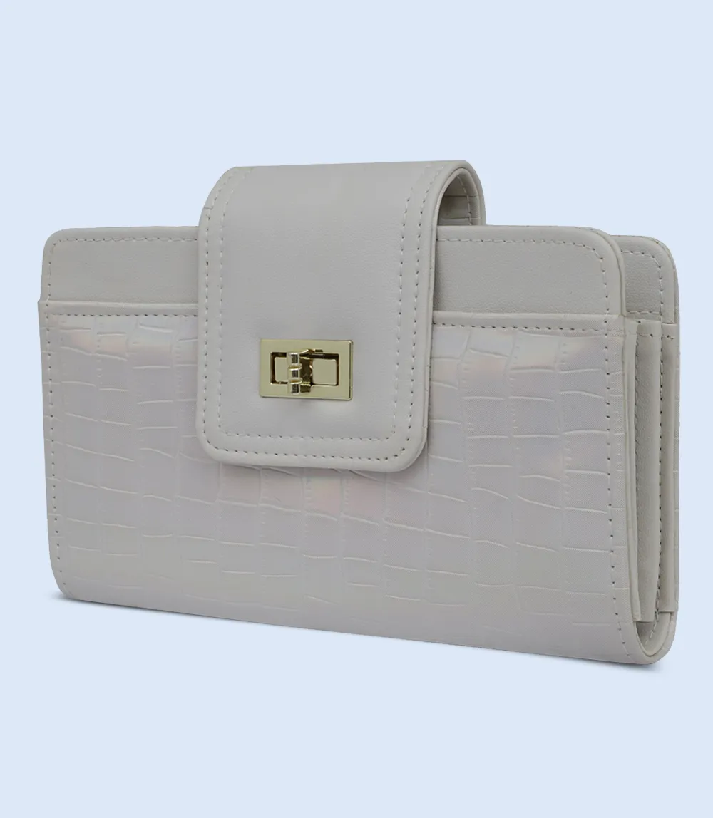 WB2513-SILVER-Women Wallet